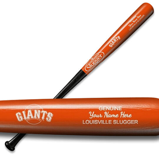 The Official Personalized Louisville Slugger with San Francisco Giants Logo